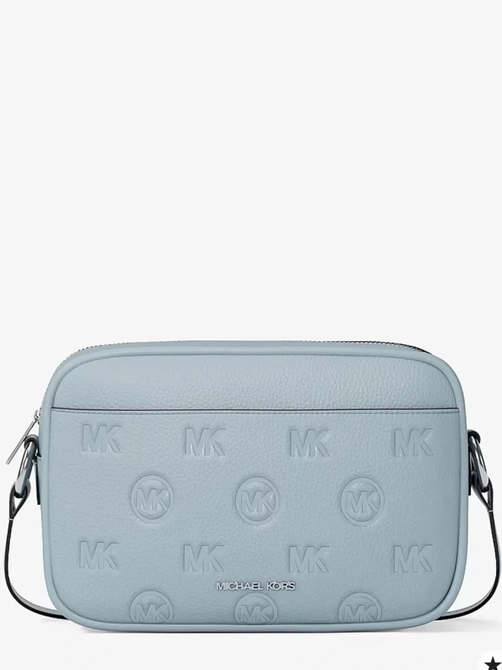 Michael Kors Jet Set Travel Large Logo Debossed Camera Crossbody Bag